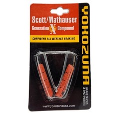 Yokozuna Gen-X Scott Mathauser Brake Shoes & Pad Inserts Shimano / SRAM Salmon picture