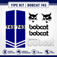 Fits Bobcat 743 Melroe Skid Steer Set Vinyl Decal Sticker 3M picture