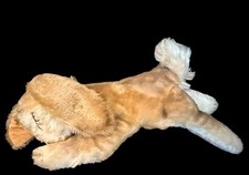1950’s STEIFF Floppy Hansi Sleeping Bunny Mohair Velvet Ears Jiggle Bell Tail picture