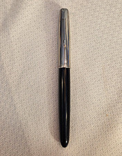 Parker 51 Special Fountain Pen Black Chrome Black Jewel Aeromatic picture