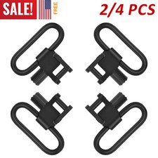 2/4PCS Rifle Gun Sling Swivels Quick Detach Heavy Duty Steel Swivel Set 1