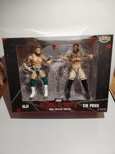 Ringside Collectibles Jazwares AEW Blood & Guts MJF & CM Punk Dog Collar Match picture