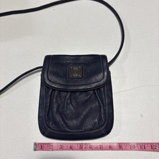 Vintage Blue Tignanello Crossbody Handbag 1989 Pebbled Leathe picture