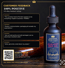 London Heritage Alkanet Red Oil, Alkanet Root, 2 fl oz / 59 mL picture
