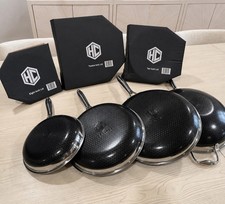 HexClad Hybrid 7-Piece Cookware Set 8” 10” 12” Pans, Lids & 12” Wok - BRAND NEW picture