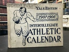 1907-08 Yale Intercollegiate Athletic Calendar - College Sports Records + Photos picture