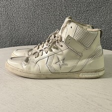 Converse John Varvatos Weapon 2012 Mid Shoes Mens 11 Cream Sneakers 136686C picture