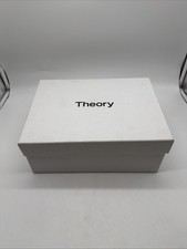 NIB Theory  Black Lug Chelsea Satin Calf Boots Size 38 picture