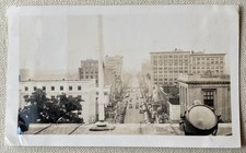 Vtg Photo Raleigh NC View From State Capitol Roof Fayetteville St Classic Cars picture