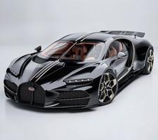 HH Model 1/18 Bugatti Tourbillon Sealed Black Resin Model picture