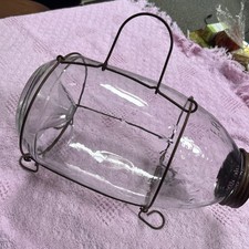 Nice vintage C.F. Orvis Glass Minnow Trap, Manchester Vt.  picture