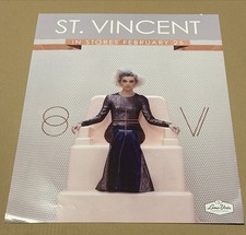 ST. VINCENT - ORIGINAL  24 X 18 Rare Nice PROMO POSTER 2014 picture