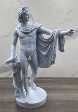 GREEK SCULPTURE APOLLO BELVEDERE 14.4 INCH/365 MM, MUSEUM REPRODUCTION picture