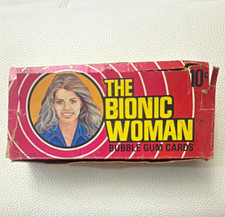 Topps The Bionic Woman Bubble Gum Cards  24-Count Display Box 10¢ 1976 picture