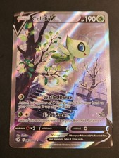 Celebi V 245/264 SWSH08 Fusion Strike Ultra Rare Full Art Holo picture
