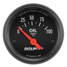 Auto Meter Z-Series Oil Pressure Gauge 2-1/16