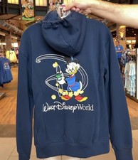 Disney Parks 2026 Walt Disney World Scrooge McDuck Pullover Hoodie Sweatshirt XL picture