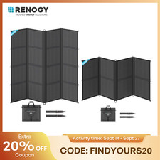 Renogy 200W 400W Solar Panel Blanket Portable Solar Suitcase Foldable Solar Pane picture