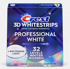 Crest 3D Whitestrips Professional White Kit w/ Light, Enamel Safe picture