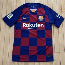 Nike FC Barcelona 2019/20 Home Soccer Jersey Kit Shirt Mens S Blue/Red LaLiga picture