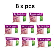 8 x RAPHACHOLIN C LIVER Tablets Detox Indigestion Flatulence 8 x 30 tabs picture
