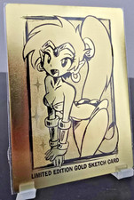 SDCC 2026 Exclusive Summer SHANTAE GOLD Sketch Metal Card UDON Wayforward picture
