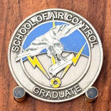 School Of Air Control Graduate Challenge Coin  M#34 picture