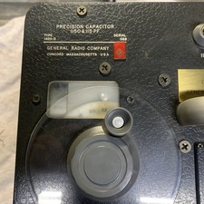 General Radio Company GenRad Type: 1422-D  Precision Capacitor 1150 & 115 Works picture