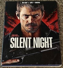 Silent Night Blu-Ray/DVD Combo w/ Slipcover (2023) - FULLY TESTED/FREE SHIPPING picture