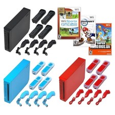 Nintendo Wii Game Console + Pick 1-4 Remotes, Wii Sports, Mario Kart & More picture