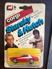 Vtg 1982 CORGI JUNIORS #45 STARSKY & HUTCH FORD TORINO MOC Rare US Pequannock NJ picture