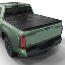 Hard Folding Truck Bed Tonneau Cover |HTF027|Fits 07-21 Toyota Tundra 6' 7