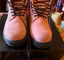 Moxie Trades Alice Steel Toe Waterproof EH Work Boot Pink Women's 8 Wide 50162 picture
