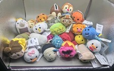 Disney Tsum Tsum Figures Collection 23 Lot Most Tags Three Peas Jiminy Etc Look picture