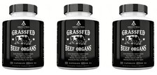 Ancestral Supplements Grass Fed Beef Organ New Supplement, 180 Capsules, Non-GMO picture