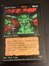 WOTC MTG Oversize Cards Juzam Djinn (6.25