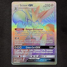 Scizor GX (Secret) 175/168 Sun & Moon Celestial Storm Holo Rainbow Rare Pokémon picture