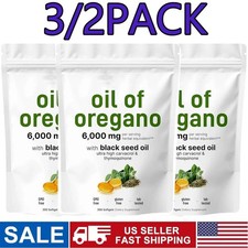 2 in 1 Oil of Oregano & Black Seed Softgels Count with Carvacrol,Immune Supports picture