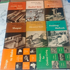 Delta Rockwell Deltacraft Library Woodworking Book Lot - Saw, Shaper, Finishing picture