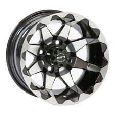 STI HD6 Machined/Black Golf Wheel 12x7 (4/4) (2+5) [12HD604] picture