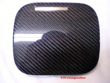 Carbon Fiber Fuel Door Gas Lid For 92-95 Honda Civic Coupe Sedan EG picture
