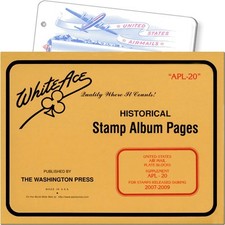 WHITE ACE AIRMAIL PLATE BLOCKS picture