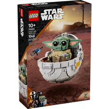 LEGO Star Wars 75403 Grogu with Hover Pram Building Toy Set 1048 Pcs picture
