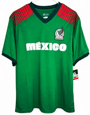 NWT** Officially Licensed Mexico Soccer Jersey Green/Red Adult Size L picture