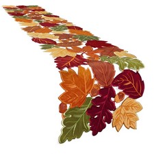 Simplebrand Harvest Fall Table Runner 70 Inches Long for 13