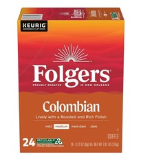 Folgers Colombian Coffee, Medium Roast, Keurig K Cup Brewers, 24 Count Box picture