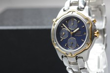 Vintage 1994 N MINT Quartz Seiko Lucent 7T27-6000 Chronograph Men's JAPAN picture