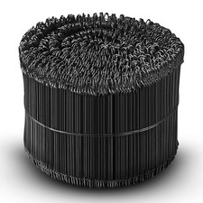 7 Inch x 1,000pc Double Loop Rebar Wire Ties, 17 Gauge Soft Annealed, SIMBASTEEL picture