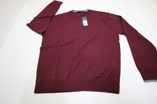 Greyson Golf Wool Sweater  Mens Size  Medium Merlot Crewneck  New INV13105387 picture