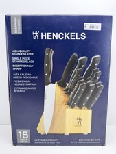 Henckels Statement 15-Piece Knife Block Set High Quality Stainless Steel (Sharp) picture